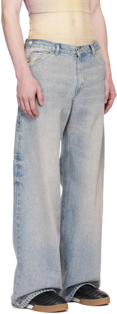 Дънки Courrèges Sailor Wide-Leg Jeans Синьо | 124DPA188DE0016, 1