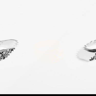 Пръстен Off-White Enamel Arrow Ring Silver/ Black Металик | OMOC078C99MET0017210, 1