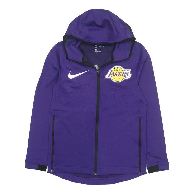 Суитчър Nike Lakers Showtime Therma Flex Jacket Лилаво | 940136-504