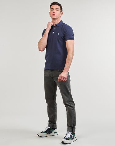 Тениска Polo by Ralph Lauren Polo shirt Polo Ralph Lauren POLO AJUSTE SLIM FIT EN COTON STRETCH MESH Тъмно синьо | 710541705141, 1