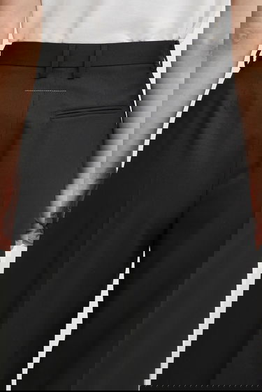 Панталони Maison Margiela MM6 Maison Margiela Wide High Waist Pants Черно | S52KA0539.M35227.900, 4