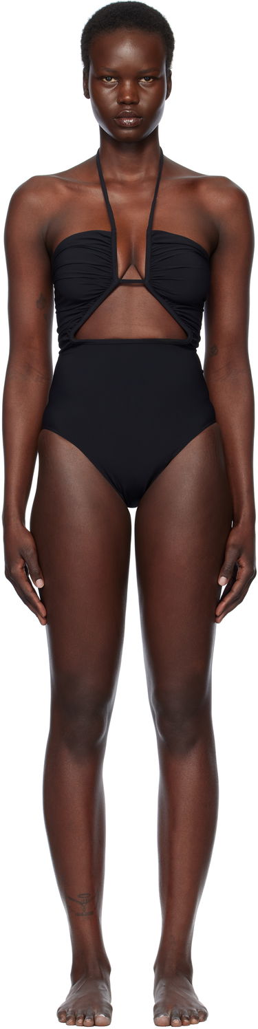 Бански Rick Owens Rick Owens Hollywood Prong Bather One-Piece Swimsuit Черно | RP01E7087 NS, 0