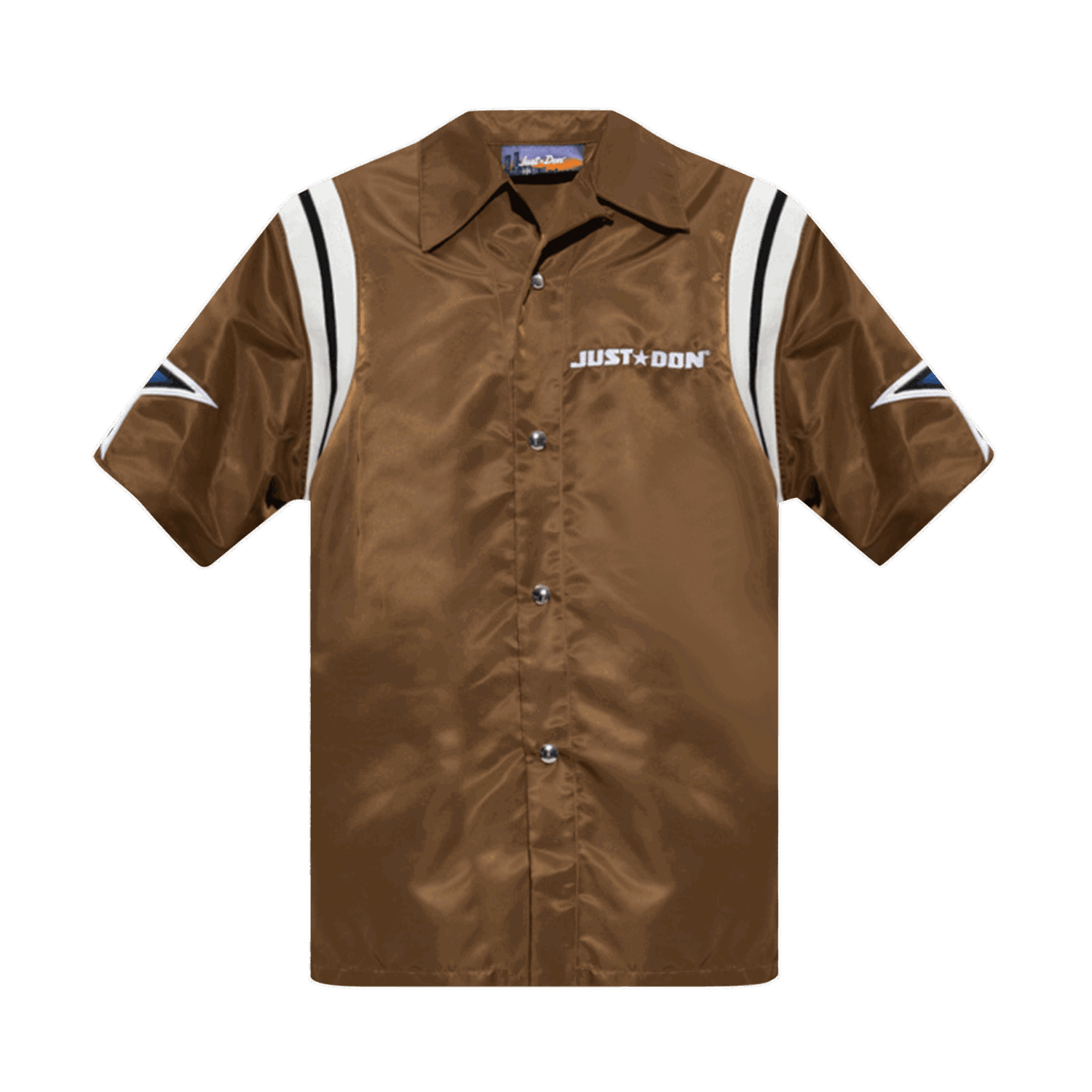 Риза Just Don Out Of This World Button Up Shirt Кафяво | 33JUSE04 226808 28, 0