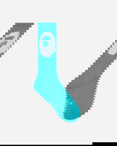 Чорапи BAPE Big Ape Head Socks Зелено | 1G30 183 003 GREEN, 2