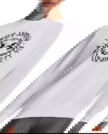 Суитчър Under Armour Rival Fleece Crest Бяло | 1373029-100, 0