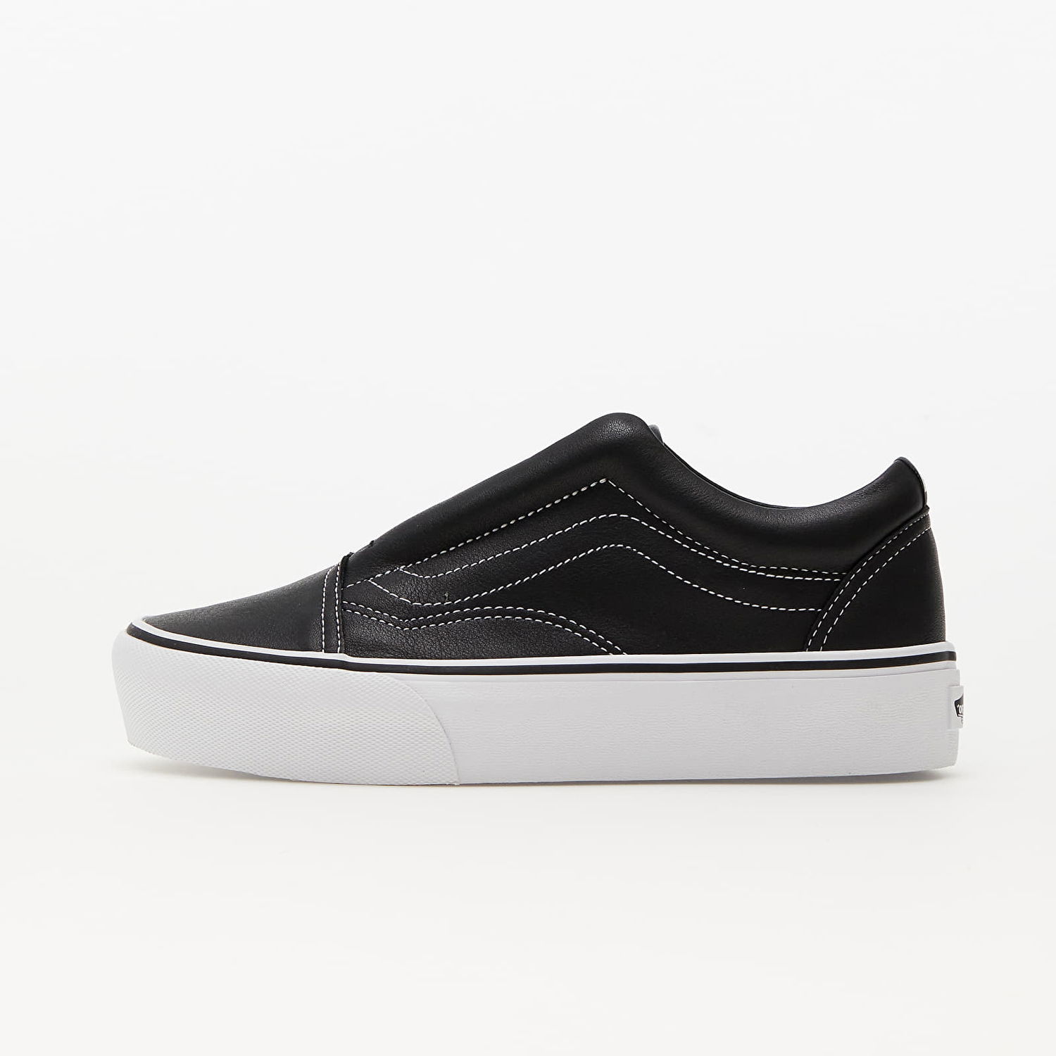 Кецове и обувки Vans Karl Lagerfeld x Old Skool Laceless Platform Черно | DPXOEJ, 0