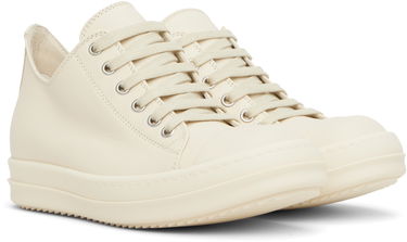 Кецове и обувки Rick Owens Rick Owens Hollywood Low Sneaks Бяло | RO01E7891 LCO, 3