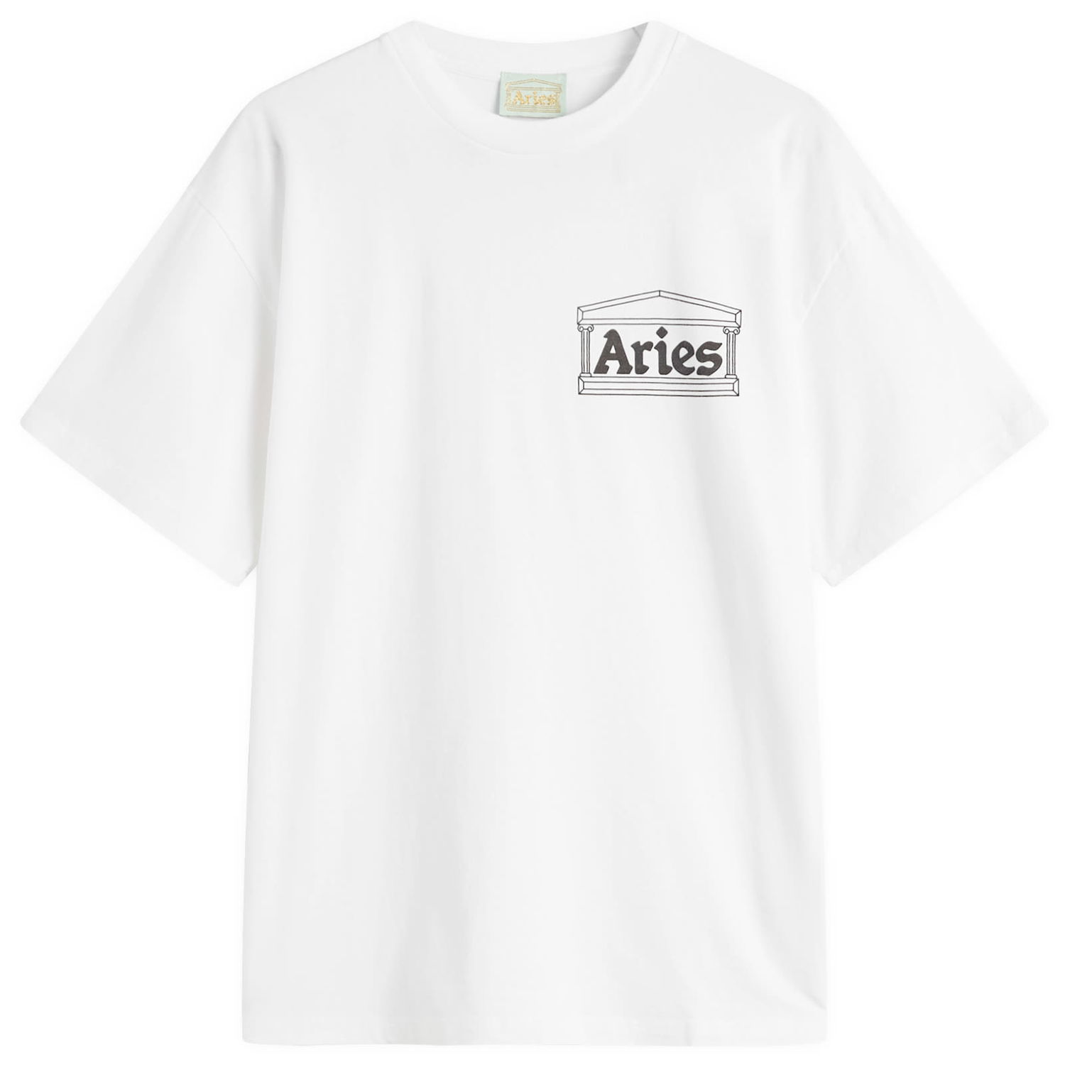 Тениска Aries Aries Temple T-Shirt, Size Large Бяло | AR60000-WHT, 0