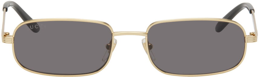 Слънчеви очила Gucci Rectangular Sunglasses Сиво | GG1457S-001, 0