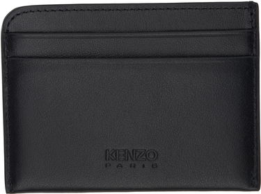 Портфейл KENZO Kenzo Paris 'Kenzo Varsity' Leather Card Holder Черно | FF55PM600L46, 1