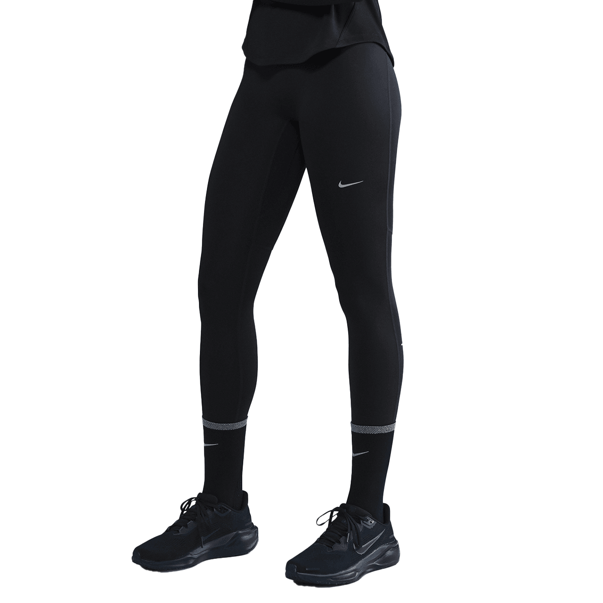 Клинове Nike Tempo High-Rise 7/8 Running Leggings Черно | HV8170-010, 0