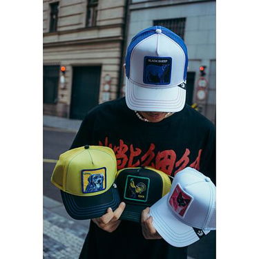 Шапка с козирка Goorin Bros. Goorin 'Acid Trip Pack' - Cock Trip Black / Yellow Черно | 101-1011-BLK, 6