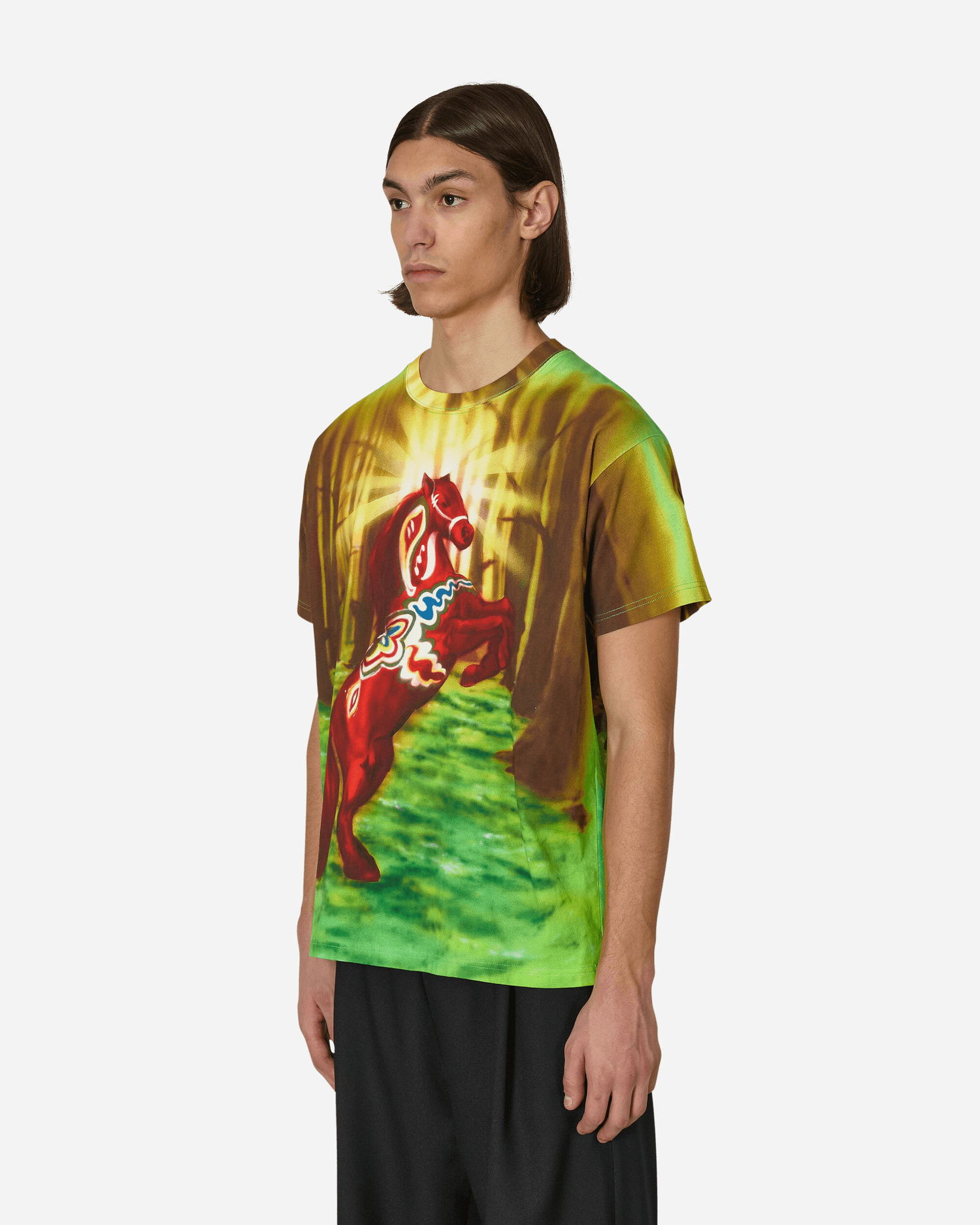 Тениска Stockholm (Surfboard) Club Airbrush Horse T-Shirt Многоцветен | AAU1142 1, 1