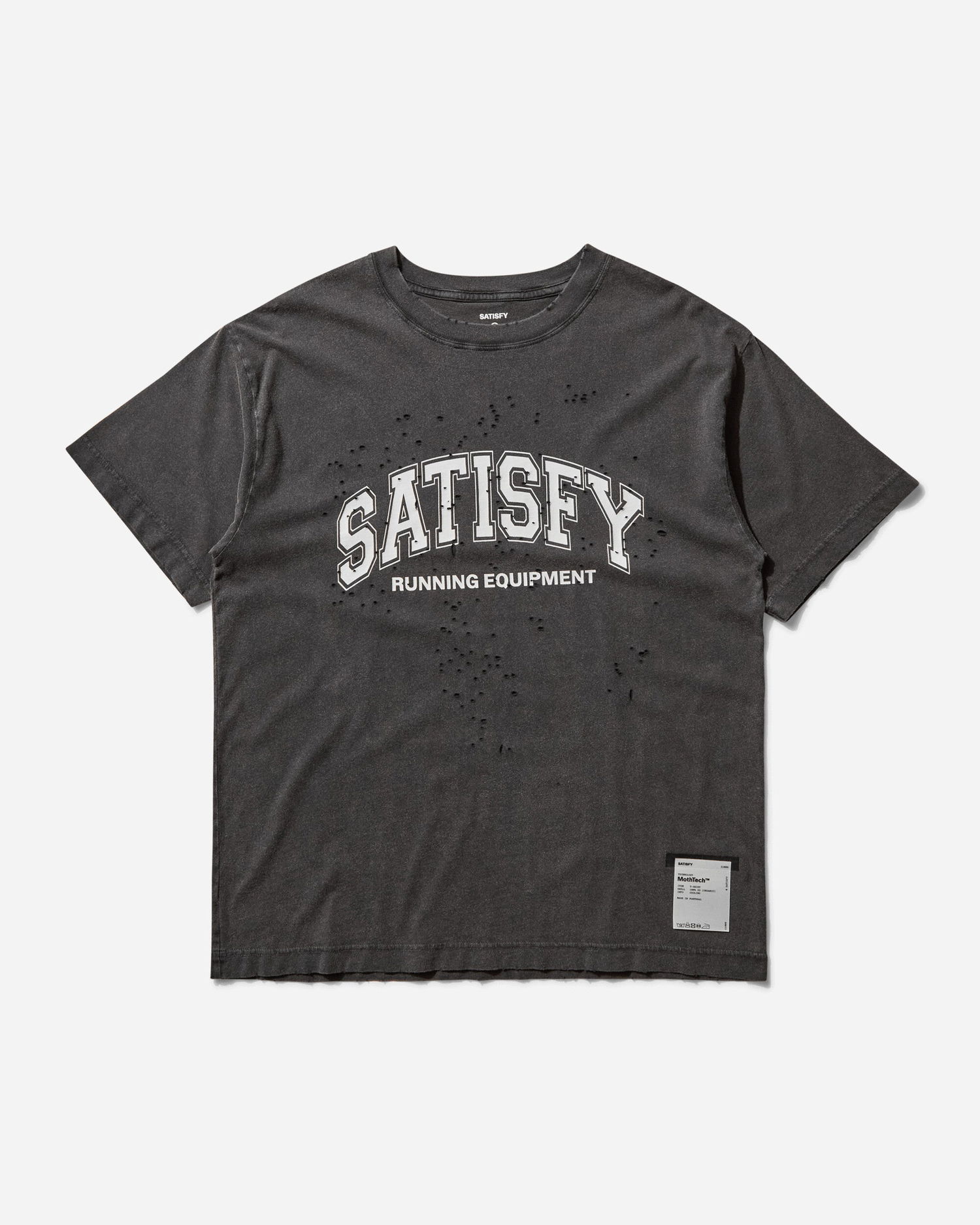 Тениска Satisfy MothTech T-Shirt Черно | 11006 AB-SAC, 0