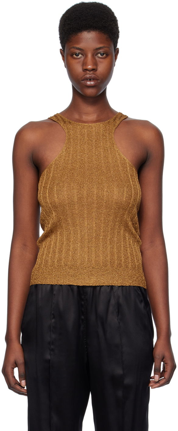 Потник Tom Ford Racer Back Tank Top "Gold" Оранжево
 | TSK308-YAX659