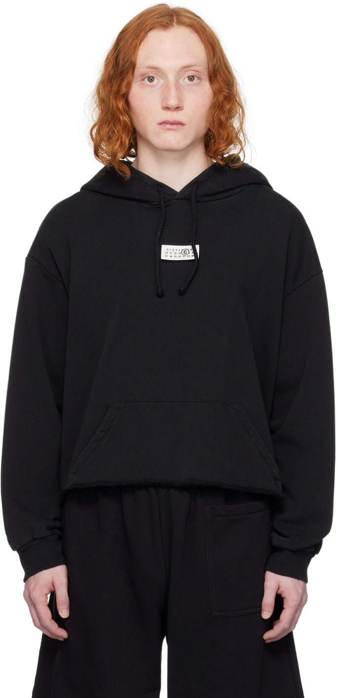 Суитчър Maison Margiela MM6 Patch Hoodie Черно | S52GU0220 S25537, 0