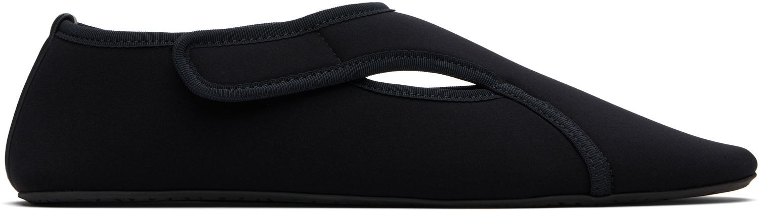 Кецове и обувки Alaïa ALAÏA Neoprene Ballerina Flats Черно | AA3A065A016, 0