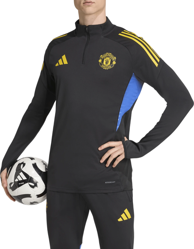 Manchester United AEROREADY Quarter-Zip Long-Sleeve Training Top 2025/26