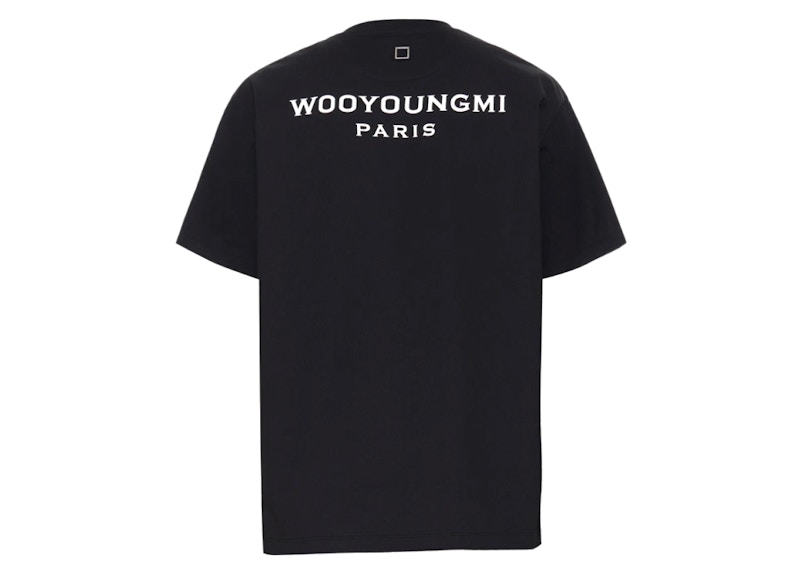 Тениска WOOYOUNGMI Wooyoungmi Back Logo T-Shirt Черно | W223TS07708B, 0