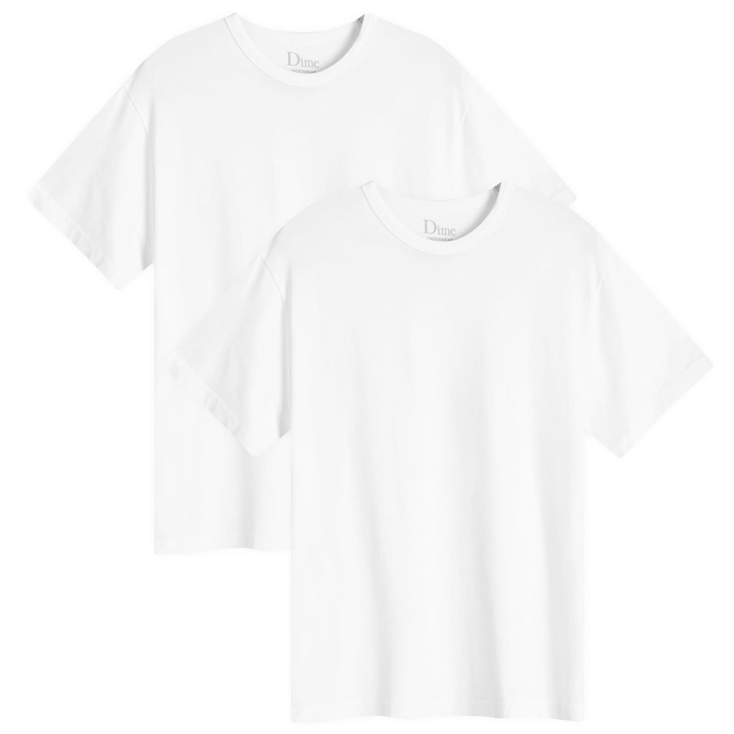 Тениска Dime 2 Pack T-Shirts Бяло | DIMESU2465WHT, 0