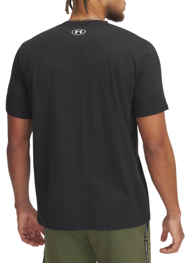 Тениска Under Armour Strip Logo Short Sleeve T-Shirt Черно | 1390203-001, 2