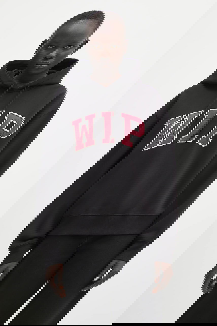 Суитчър Carhartt WIP Hooded WIP Appliqué Hoodie Черно | I034719.89XX, 0