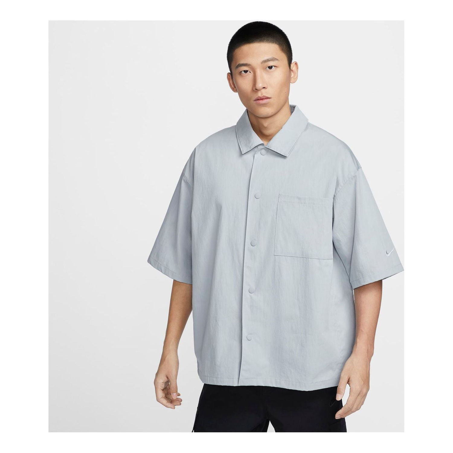 Риза Nike Woven Relaxed Fit Shirt Сиво | FN3250-012, 0