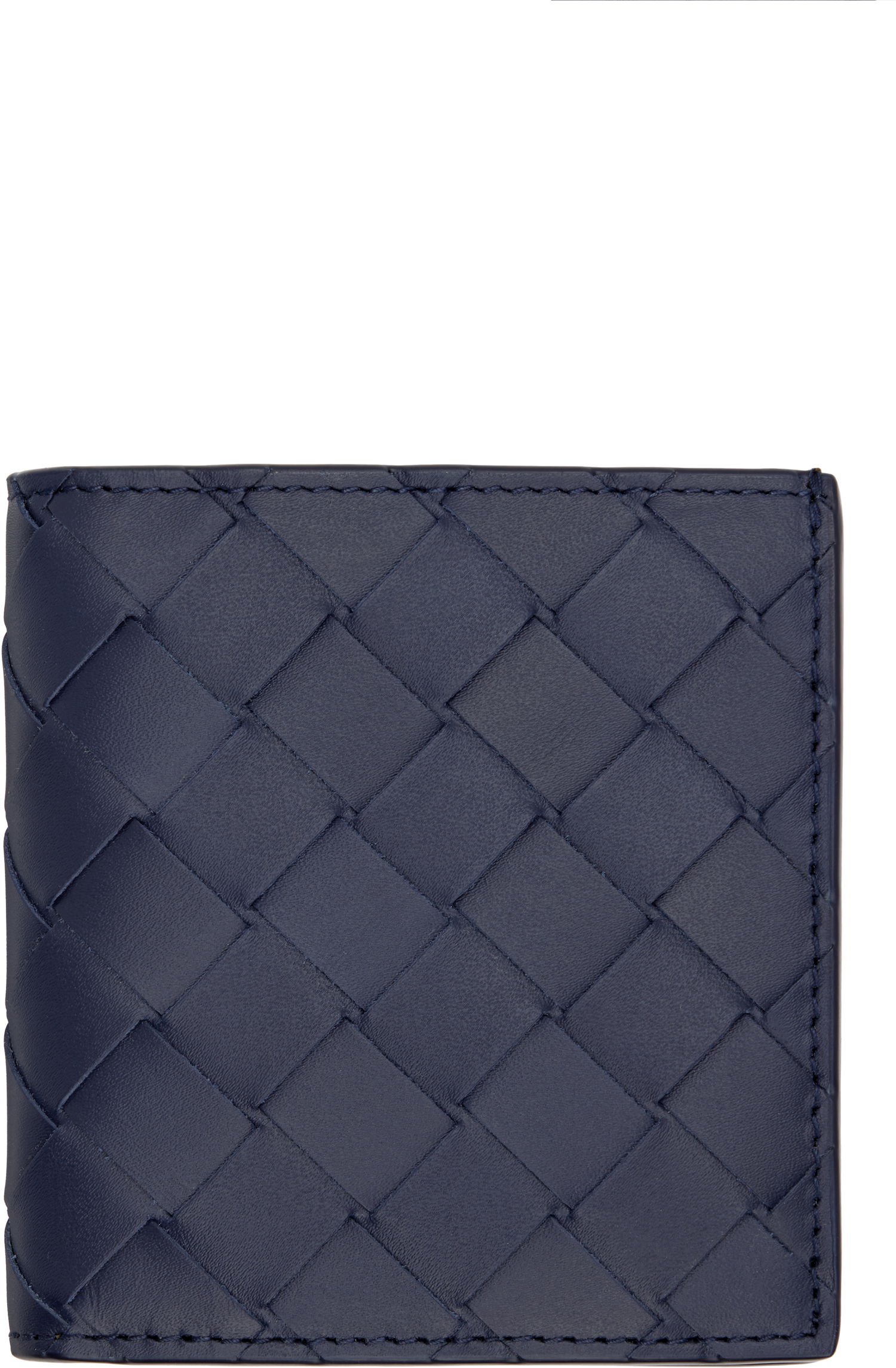 Портфейл Bottega Veneta Intrecciato Slim Bi-Fold Wallet Тъмно синьо | 749400VCPQ63258, 0