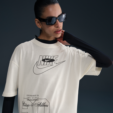 Тениска Nike Sportswear Loose Fit T-Shirt Бяло | HJ2993-133, 2