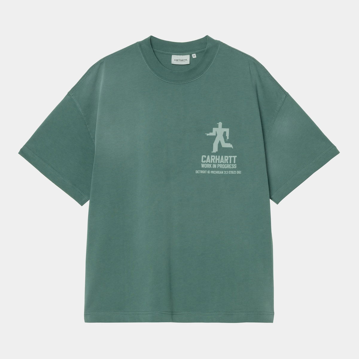 Тениска Carhartt WIP Carhartt WIP Distance Short Sleeve T-Shirt Зелено | I035449_9, 0