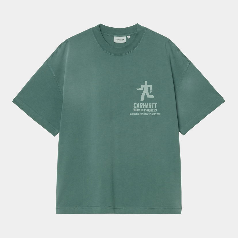 Тениска Carhartt WIP Carhartt WIP Distance Short Sleeve T-Shirt Зелено | I035449_9