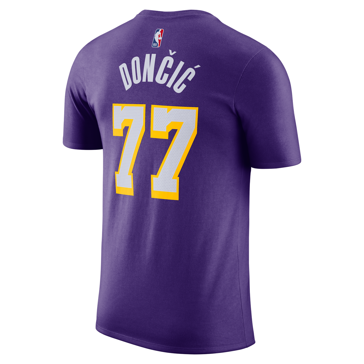 Тениска Nike Los Angeles Lakers Essentials NBA Statement Cotton T-Shirt Лилаво | HV6272-505, 1