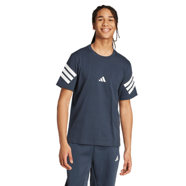 Тениска adidas Originals 3-Stripes Regular Fit Tee Тъмно синьо | JW4786, 0