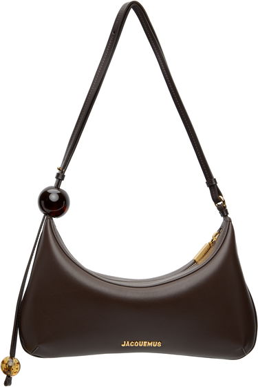 Чанта през рамо Jacquemus Jacquemus 'The large Bisou Perle' Shoulder Bag Кафяво | 25E251BA410-3171, 0