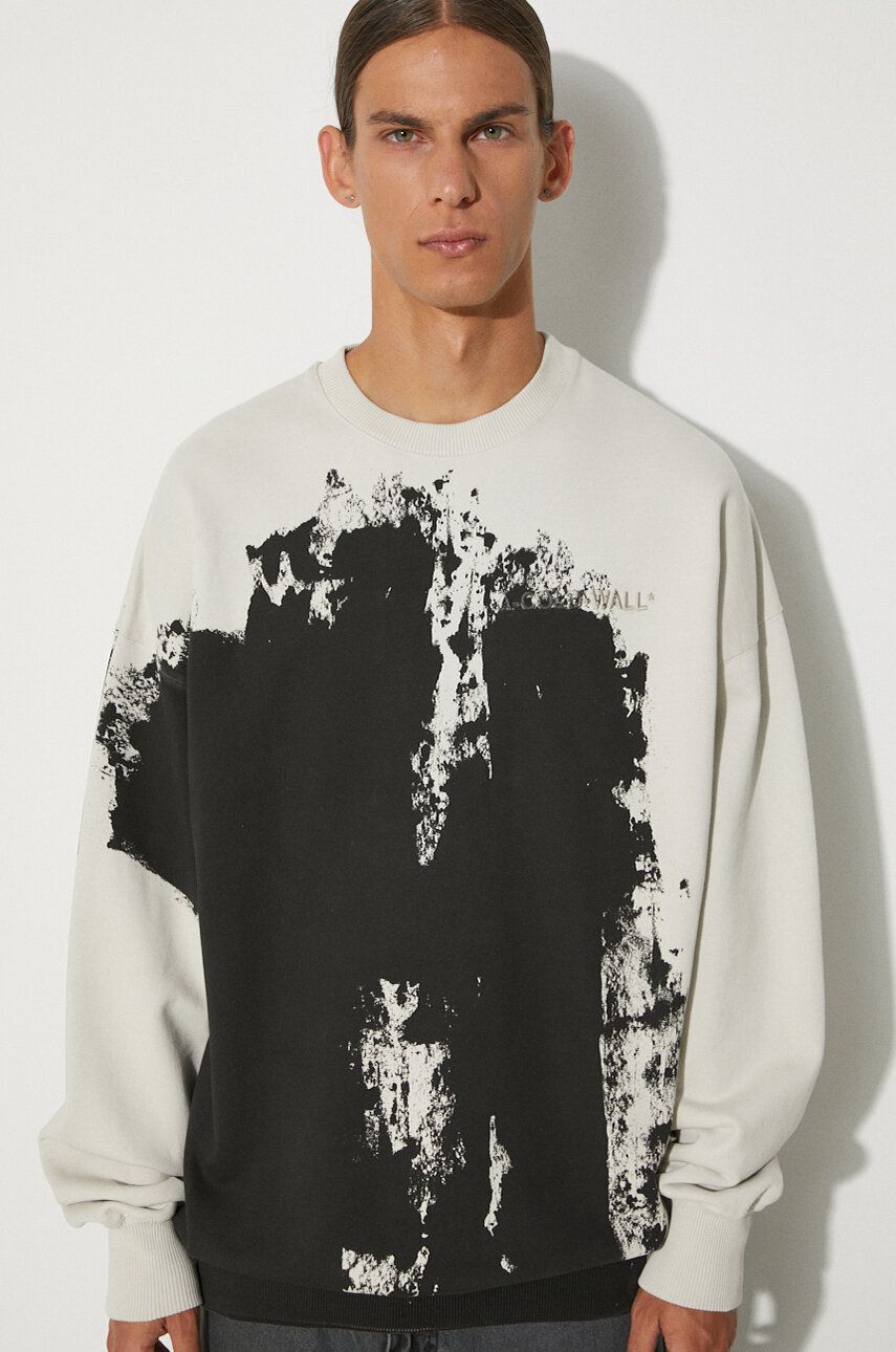 Суитчър A-COLD-WALL* Relaxed Crewneck Graphic Sweatshirt Бяло | ACWMW087, 0