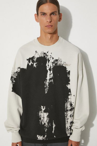 Суитчър A-COLD-WALL* Relaxed Crewneck Graphic Sweatshirt Бяло | ACWMW087, 0