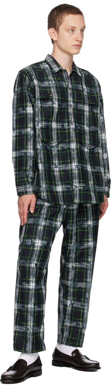 Риза BEAMS BEAMS PLUS Adventure Plaid Shirt Зелено | 38110268791, 3