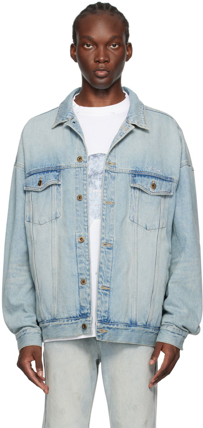 Яке We11done We11done Oversized Denim Jacket Синьо | WD-DJ2-24-353-U-SK, 0
