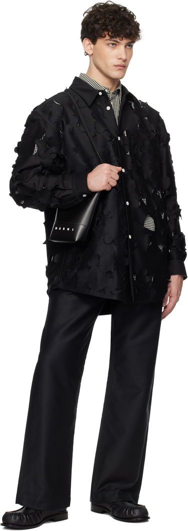 Риза Marni Marni Boxy Cut Out Shirt Черно | CUMU0332S0 USR012, 3