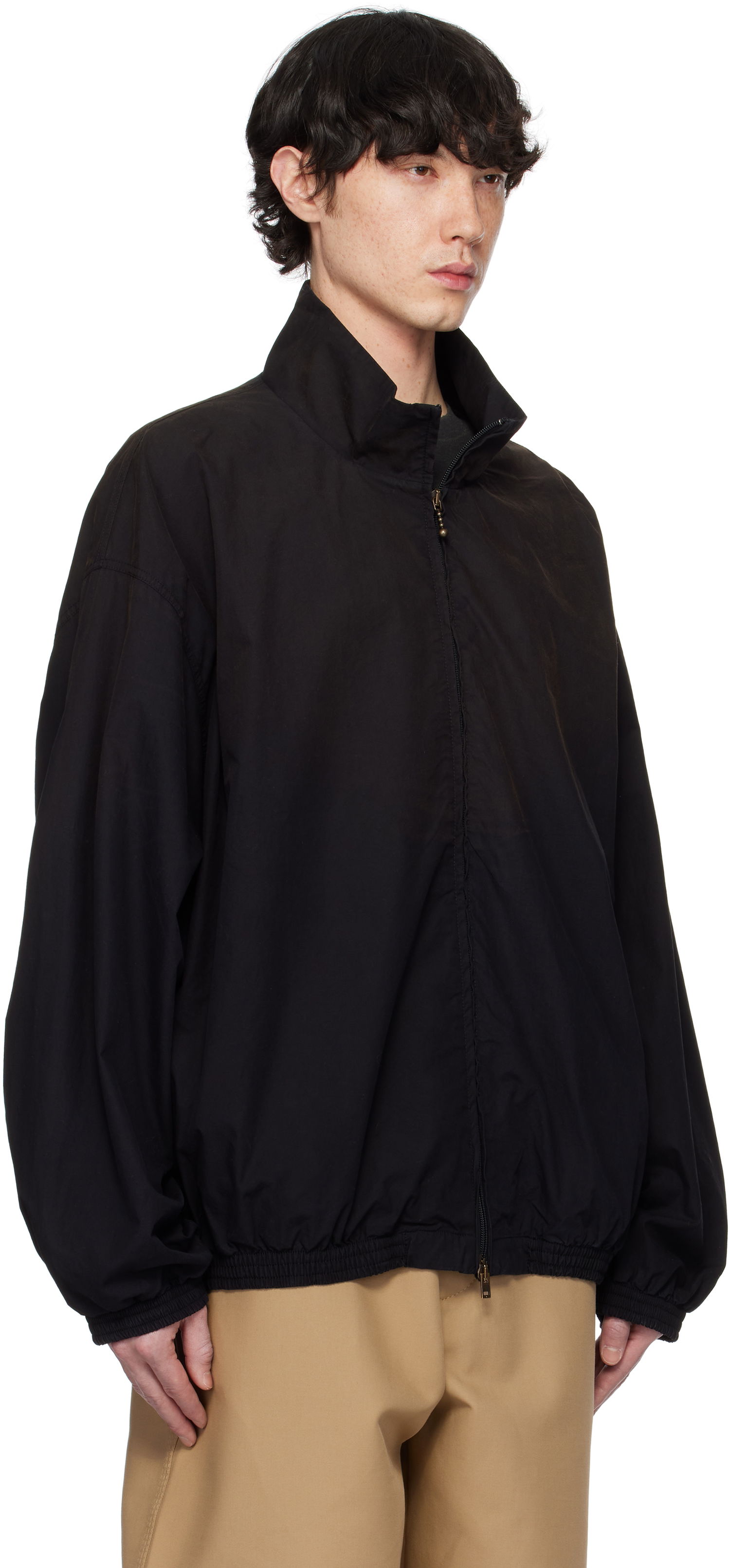 Ветровка Acne Studios Printed Logo Zipper Jacket Черно | B90791-, 1