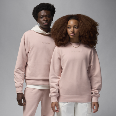 Суитчър Jordan Fleece Wordmark Crewneck Sweatshirt Розово | FZ3950-601, 3