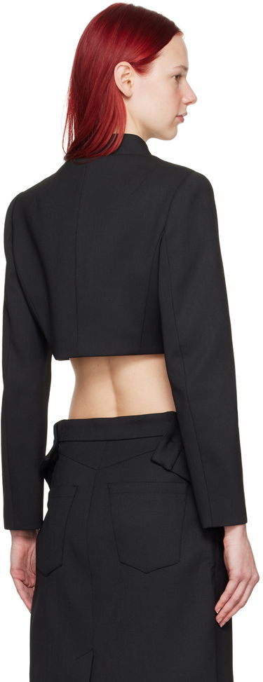 Яке Coperni Coperni Women's Cropped Blazer Черно | COPV33BIS111, 2