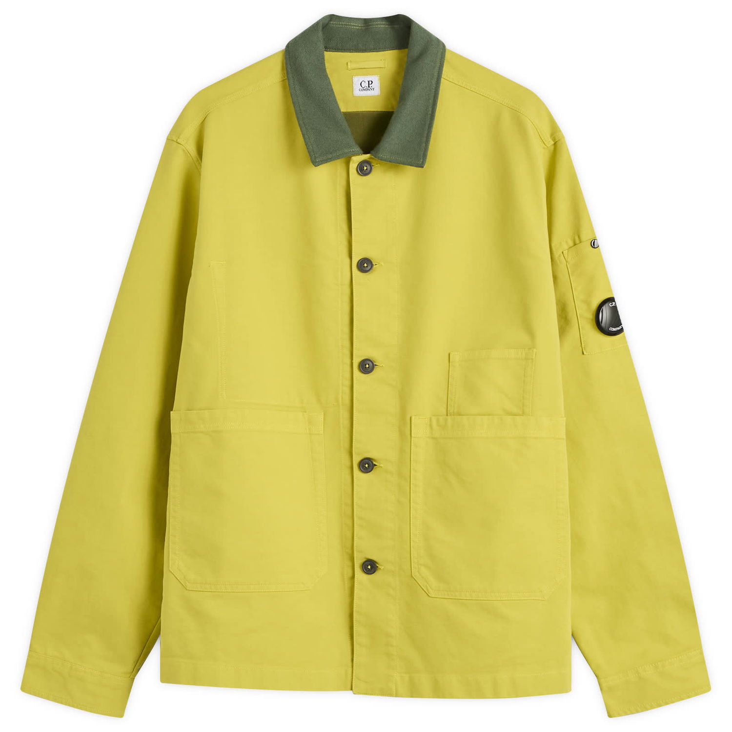 Яке C.P. Company Lens Overshirt Жълто | 19CMOS286A-110471G-210, 0