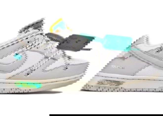 Кецове и обувки Nike Dunk Low Off-White Lot 42 Сиво | DM1602-117, 0