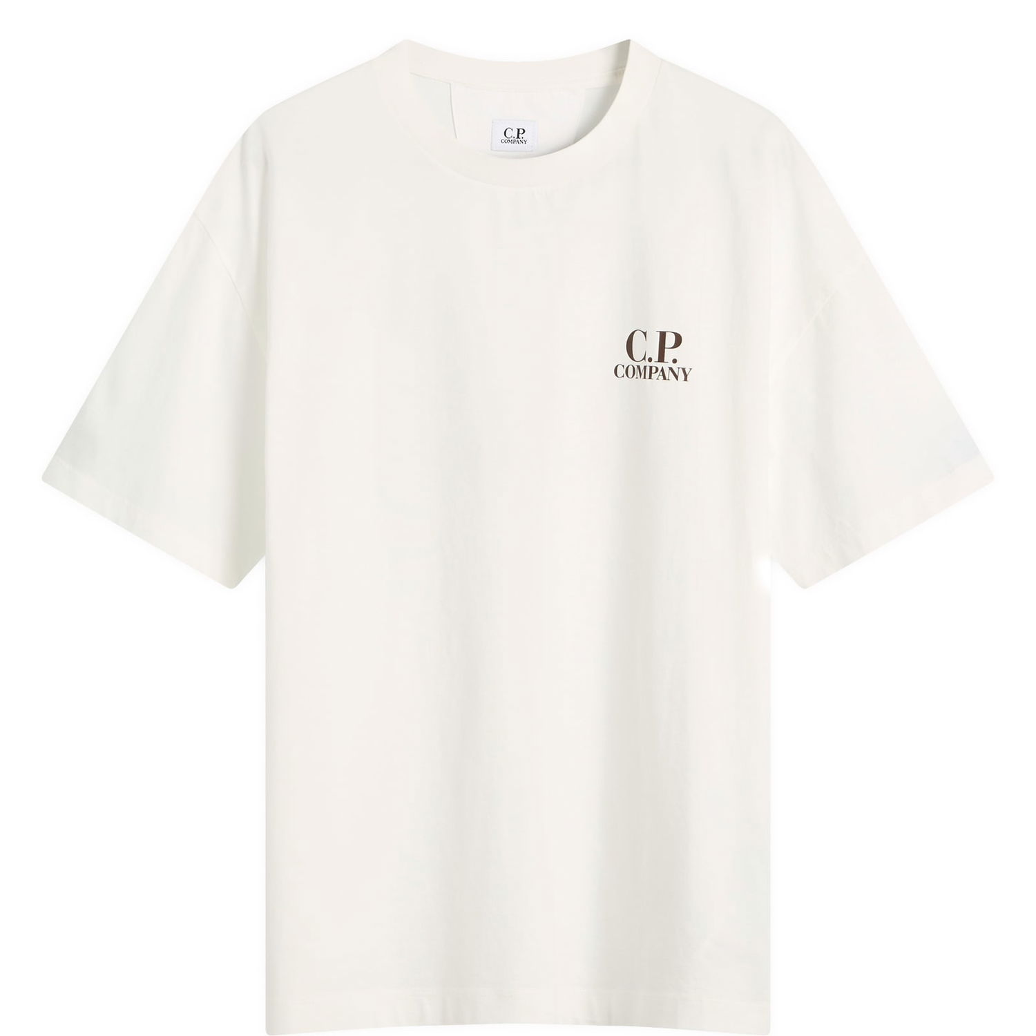 Тениска C.P. Company Logo Print T-Shirt Бяло | 19CMTS103A-005100W-103, 1