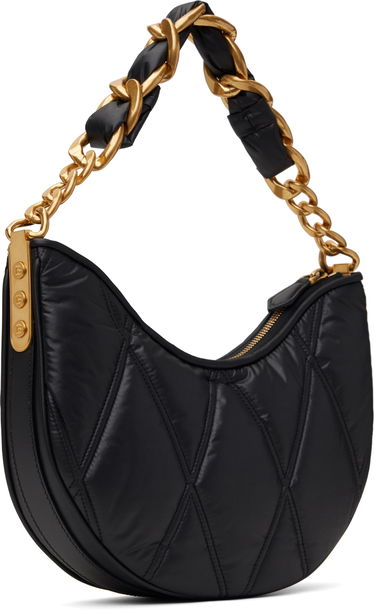 Дамска чанта Balmain Balmain 1945 Quilted Moon Bag Черно | EN1BQ954TNDT, 2