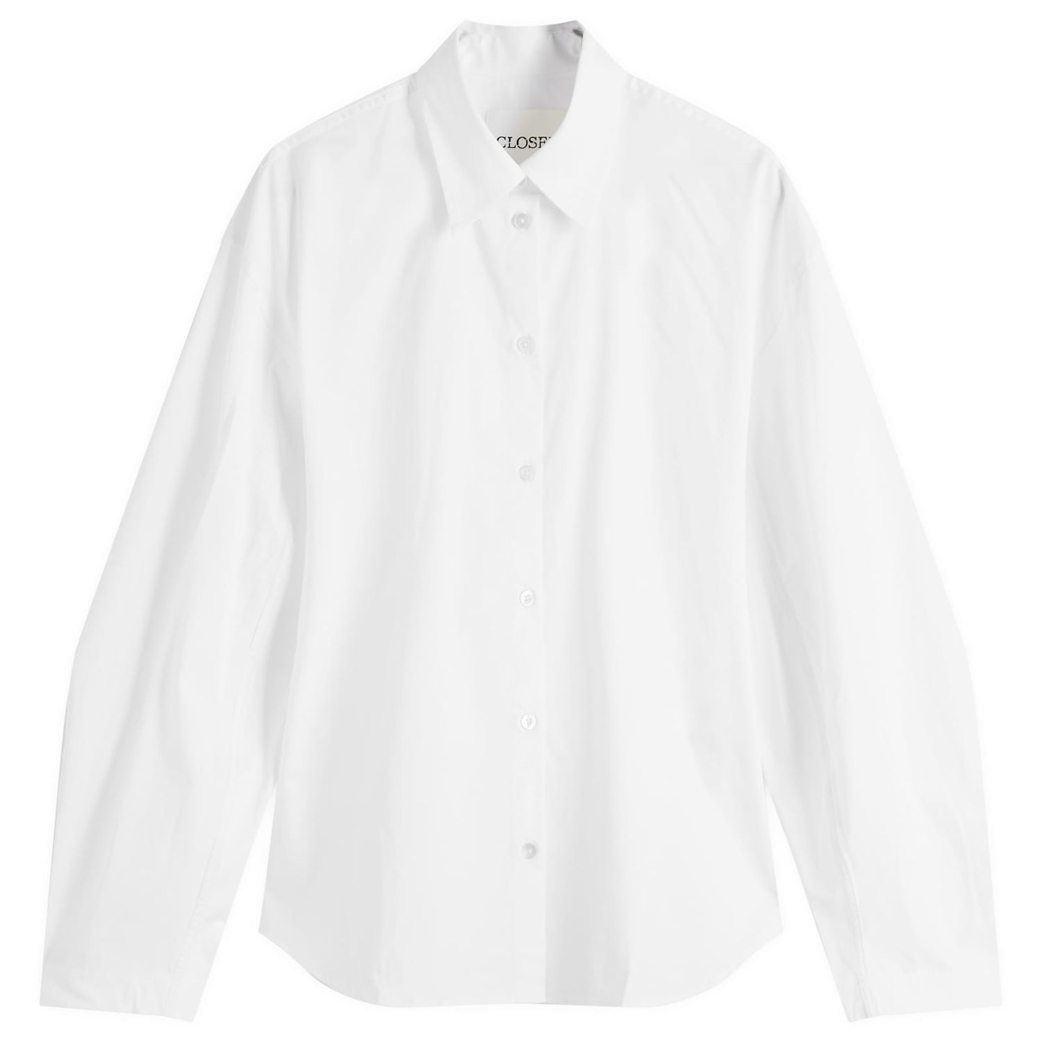 Риза CLOSED Closed Pleated Sleeve Shirt, Size X-Small Бяло | C94202-25E-22, 1