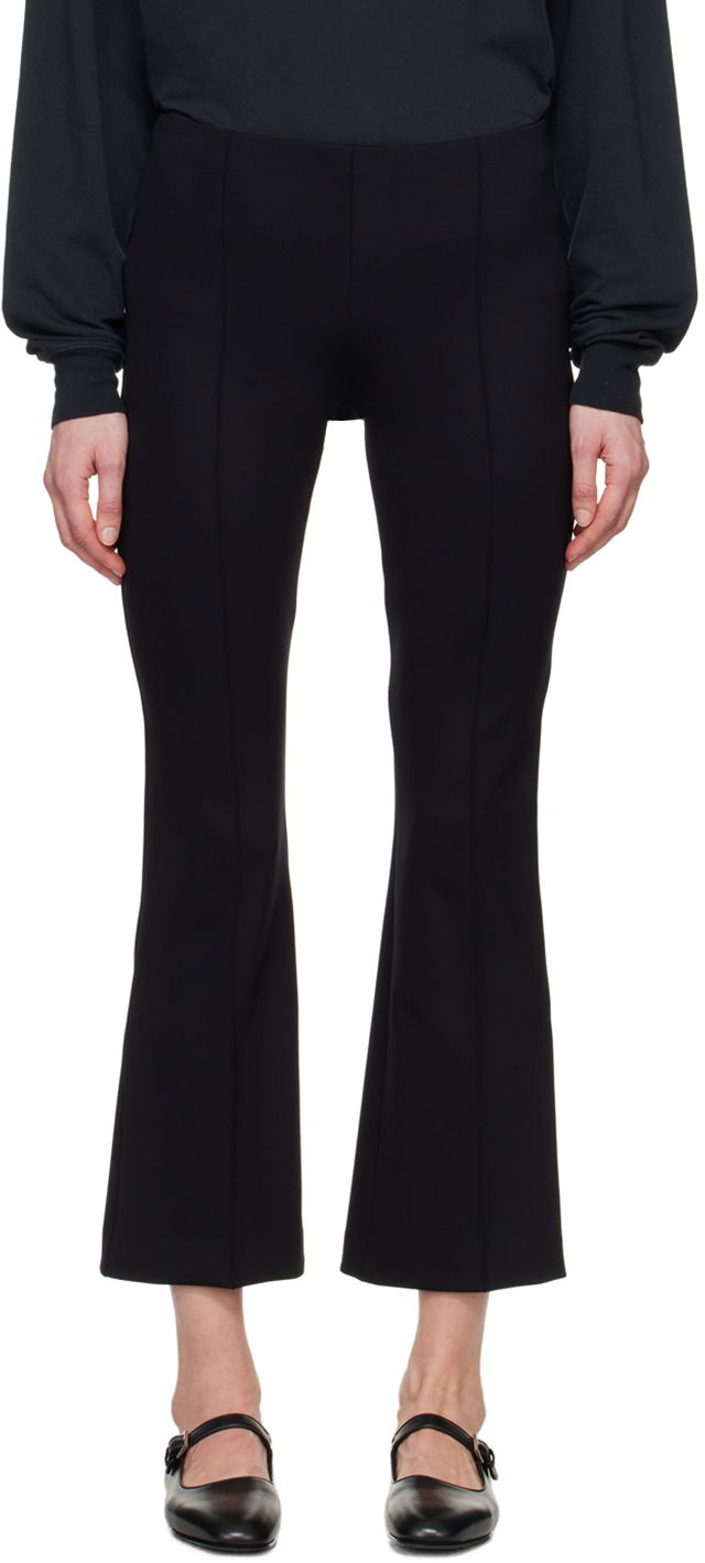 Панталони The Row Black Flare Formal Trousers Черно | 3202-K106