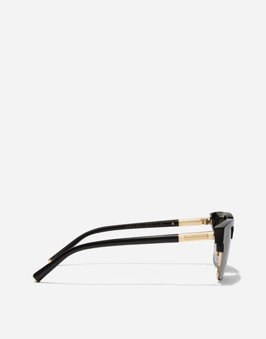Слънчеви очила Dolce & Gabbana Private Wardrobe Acetate Browline Sunglasses Черно | VG4522VP1879V000, 2