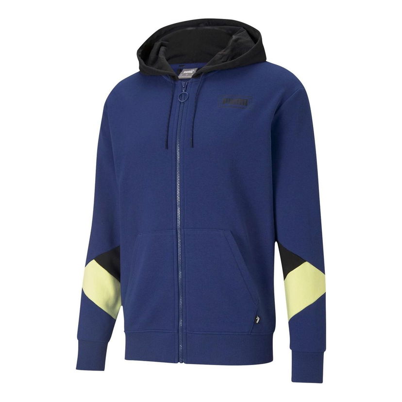 Суитчър Puma Rebel Full Zip Hoodie Синьо | 588859-12